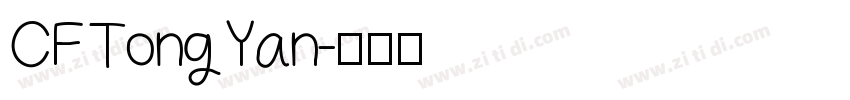 CF TongYan字体转换